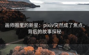 画师圈里的新星：pixiv突然成了焦点，背后的故事探秘