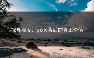 探寻深度：pixiv背后的真正价值