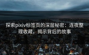 探索pixiv标签页的深层秘密：连夜整理收藏，揭示背后的故事