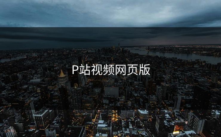 P站视频网页版
